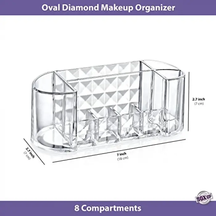 FT-24 Diamond Oval Makyaj Organizeri, 1 Adet