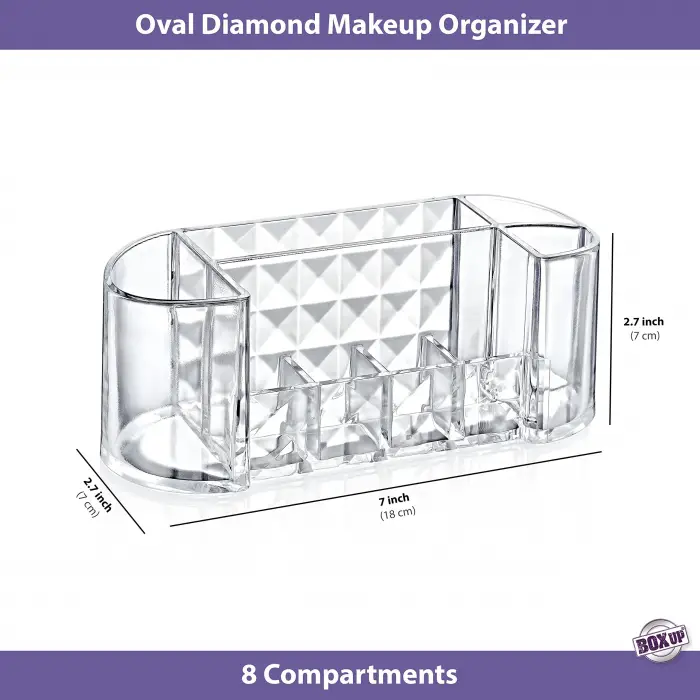 FT-24 Diamond Oval Makyaj Organizeri, 1 Adet