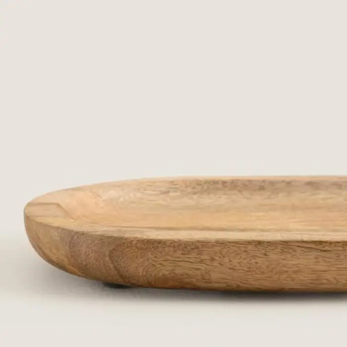 Fuchsia Sunum Tabağı 36x16.5cm Natural