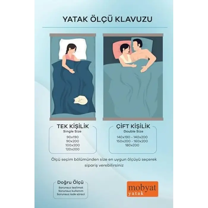 Full Ortopedik Natural Süper Bambu Yatak (90 x 190)