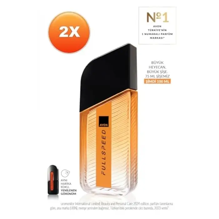 Full Speed Erkek Eau de Toilette Parfüm 75 ml İkili Set