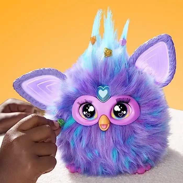 Furby Mor İnteraktif Pelüş Oyuncak - Türkçe versiyonu