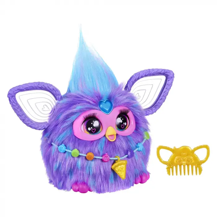 Furby Mor İnteraktif Pelüş Oyuncak - Türkçe versiyonu