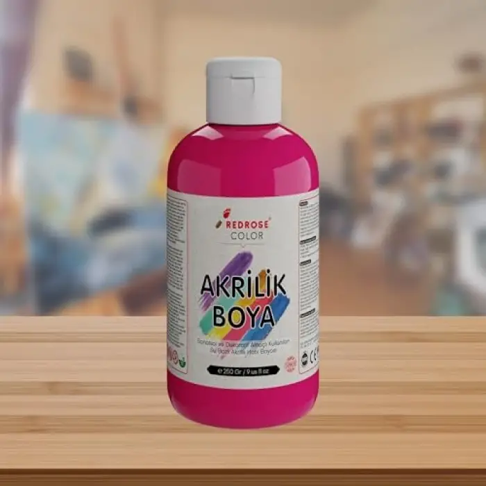 Fuşya Akrilik Boya, 250 g