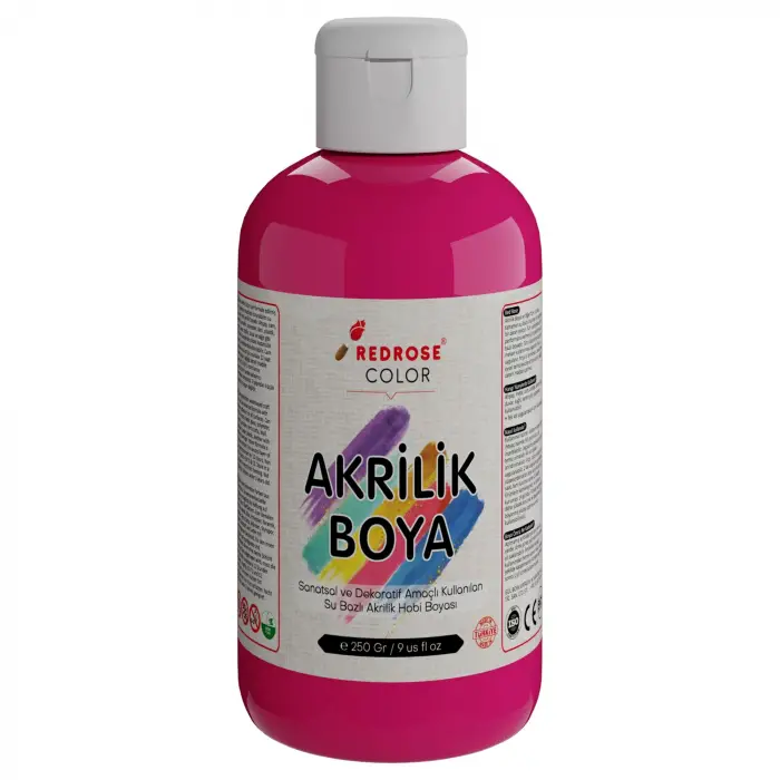Fuşya Akrilik Boya, 250 g