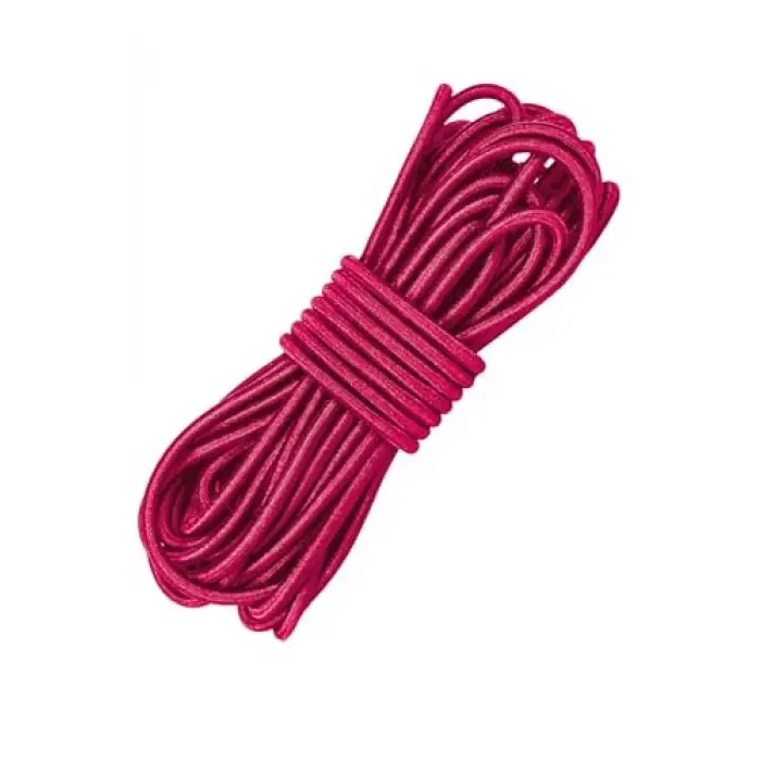 Fuşya Pembe 5 Metre 2 mm Yuvarlak Lastik
