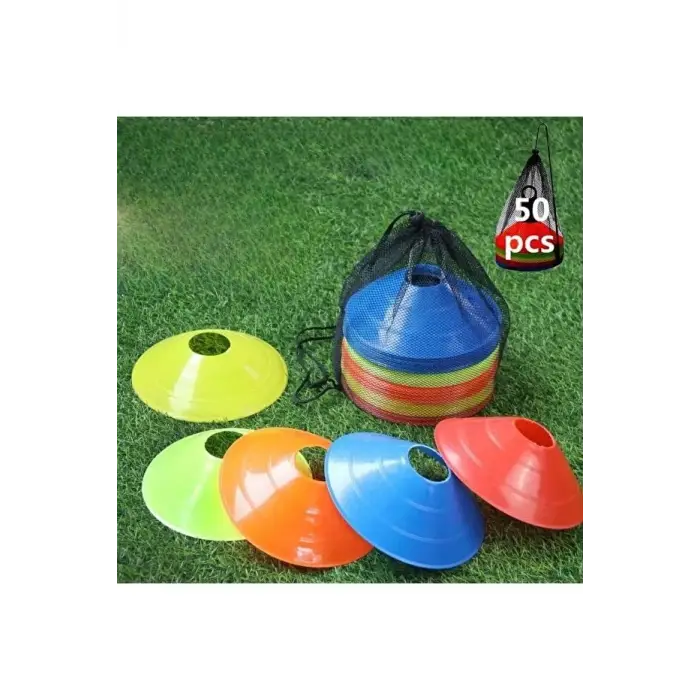 Futbol Disk Antrenman Koni Set, 50li Set