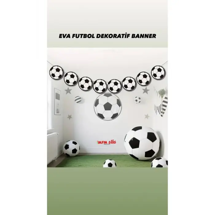 Futbol Temalı Eva Dekoratif Süs