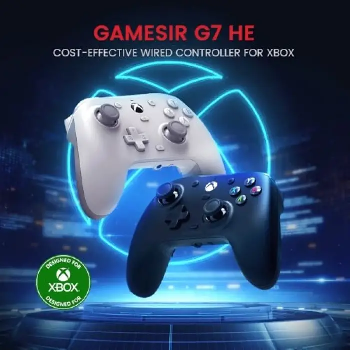 G7 HE Wired XBOX Controller,Hall Effect Sticks | XBOX Series X|S, XBOX One, Windows 10|11, PC, Video Oyun Denetleyicisi için resmi lisanslı Denetleyici