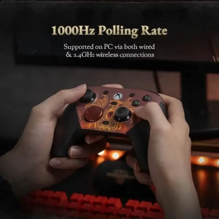 G7 Pro Kablolu 3 Mod Tmr Sticks, Hall Effect Analog Controller Xbox Series X, S, Xbox One, Android ve Windows Dragons Dogma 2 Edition