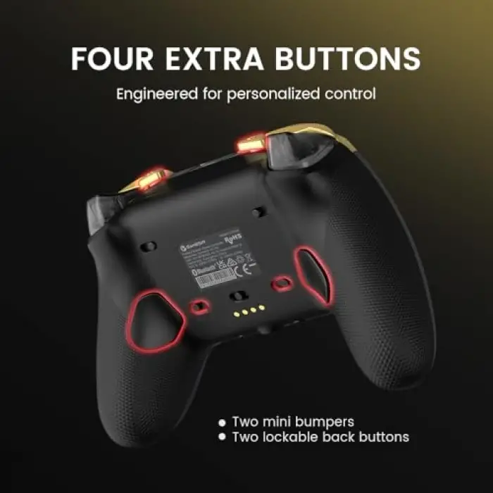 G7 Pro Wired Controller for Xbox Series X|S; Xbox One, Wireless Gamepad for PC&Android with Tmr Sticks, Hall Effect Analog Triggers, 1000Hz Polling Rate, 3.5 mm Audio Jack, Golden