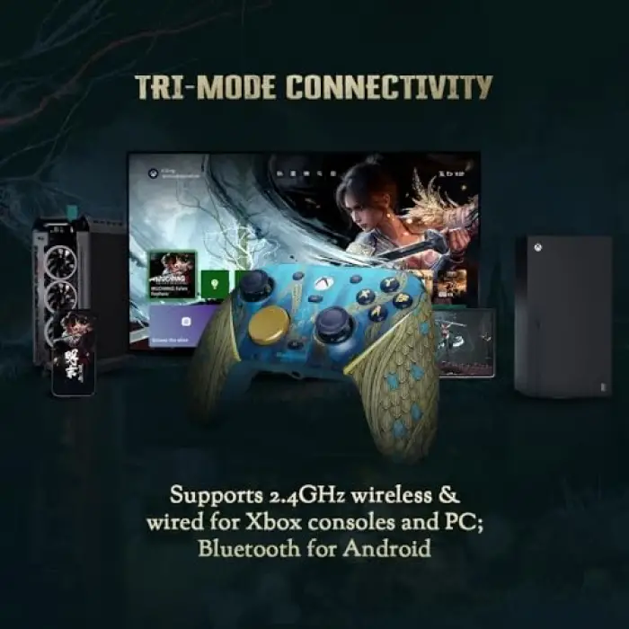 G7 Pro Wuchang Fallen Feathers Edition 3 Mod Kablosuz Tmr Sticks; Hall Effect Analog Controller Xbox Series X|S, Xbox One, Android ve Windows