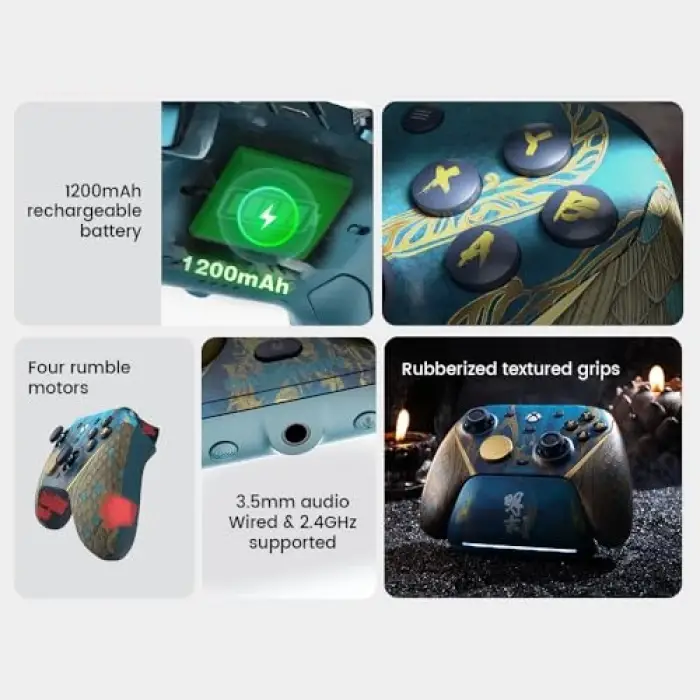 G7 Pro Wuchang Fallen Feathers Edition 3 Mod Kablosuz Tmr Sticks; Hall Effect Analog Controller Xbox Series X|S, Xbox One, Android ve Windows