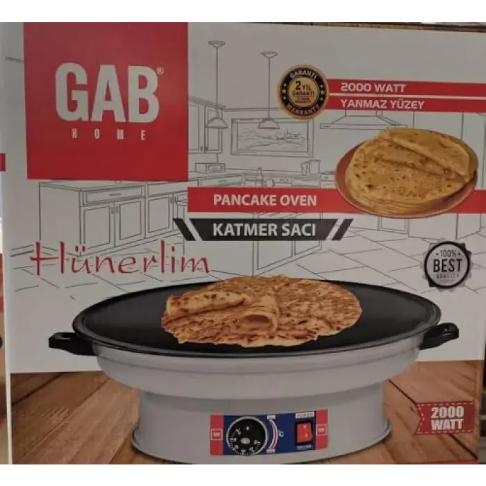 GAB HOME KATMER,EKMEK SACI,ELEKTRİKLİ, PANCAKE OVEN
