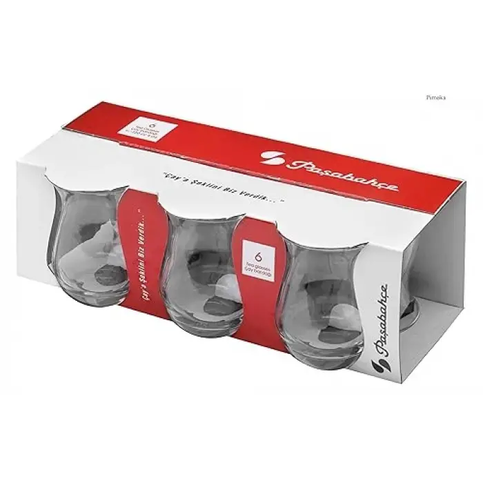 Galata Çay Bardağı, 120 CC, 6lı, Pencereli Kutu
