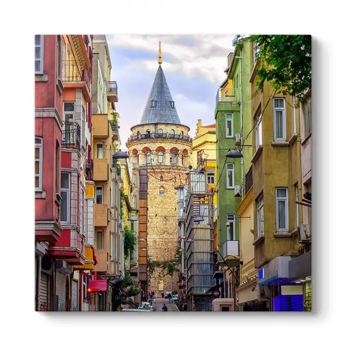 Galata Kulesi Kanvas Tablo 40 x 40