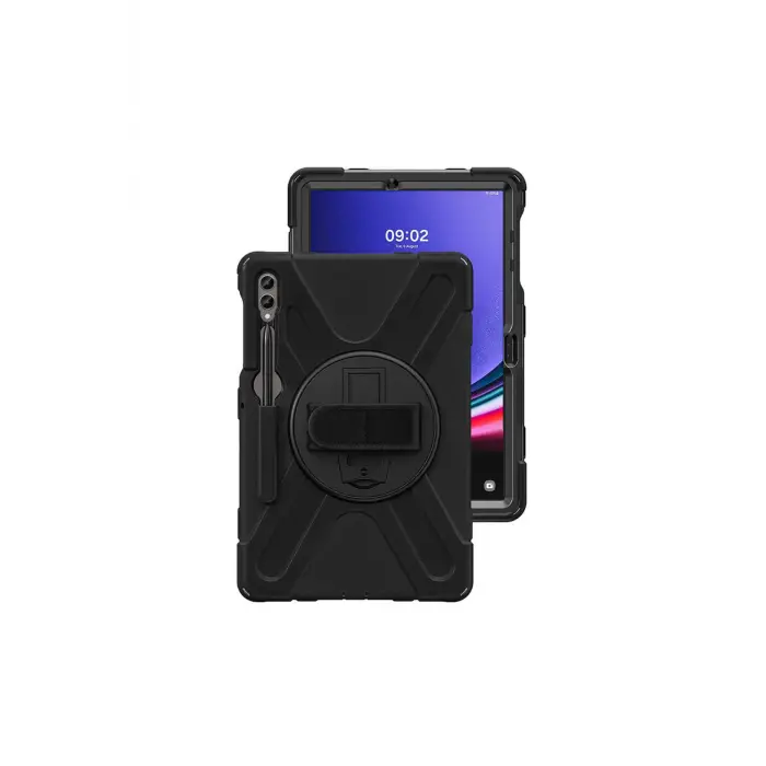 Galaxy Tab S9 FE Plus Defender Tablet Silikon - Siyah