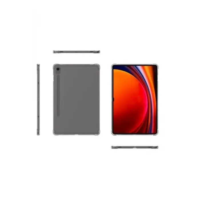 Galaxy Tab S9 Tablet Kılıfı Nitro Anti Shock Silikon Kapak - Renksiz