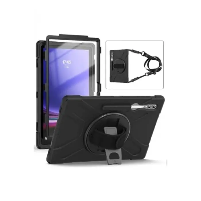 Galaxy Tab S9 Ultra Defender Tablet Silikon - Siyah