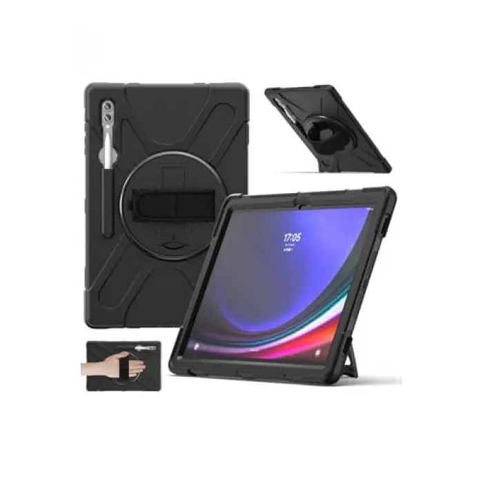Galaxy Tab S9 Ultra Defender Tablet Silikon - Siyah