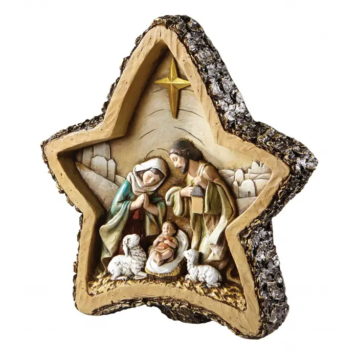 Gallery Nativity Woodcut Figür, Yıldız