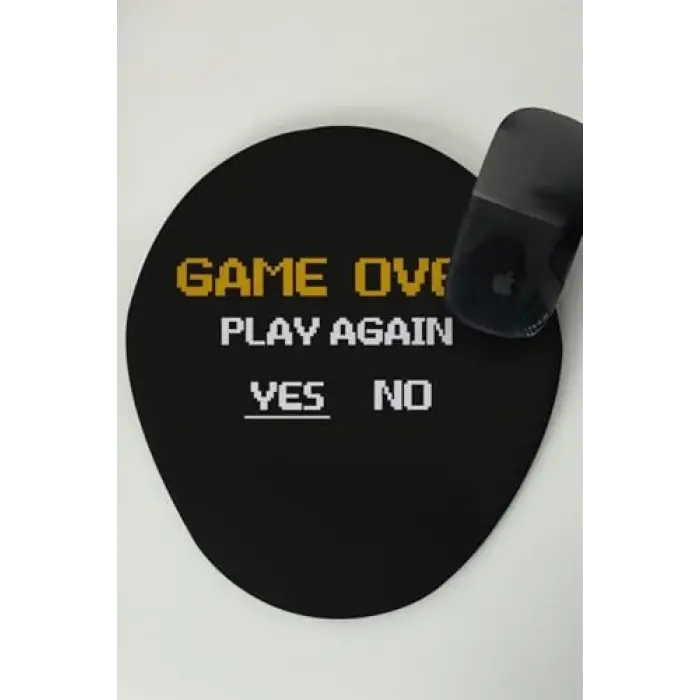 Game Over Tasarımlı Gamer Mouse Altlığı