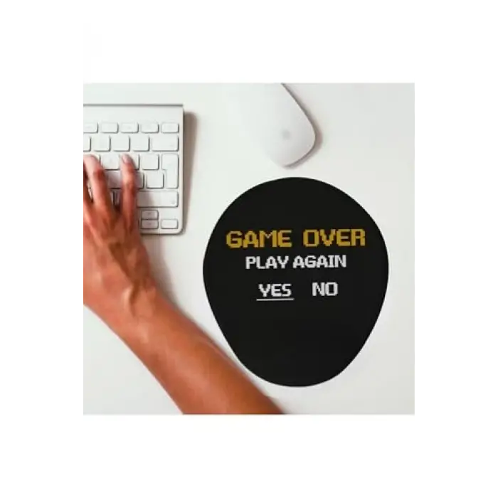 Game Over Tasarımlı Gamer Mouse Altlığı