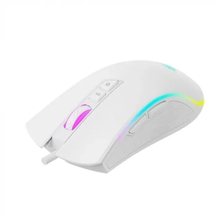 Gamenote MS1034 RGB Makrolu Programlanabilir Oyuncu Mouse, Beyaz