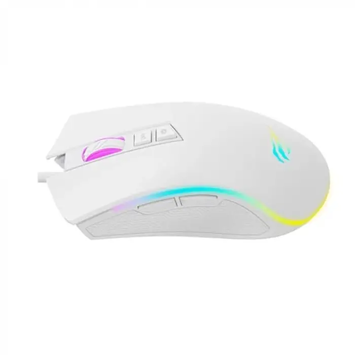 Gamenote MS1034 RGB Makrolu Programlanabilir Oyuncu Mouse, Beyaz