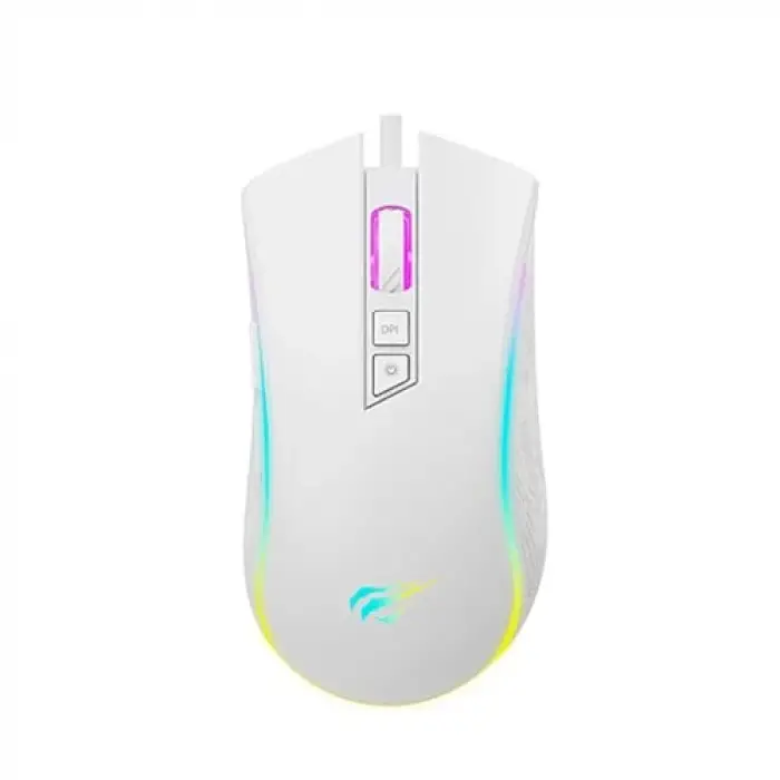Gamenote MS1034 RGB Makrolu Programlanabilir Oyuncu Mouse, Beyaz