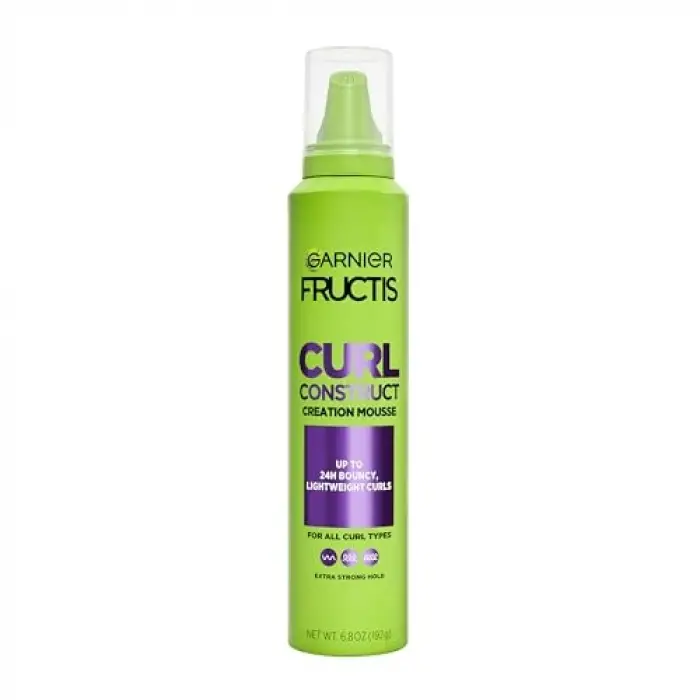 Garnier Fructis Style Curl Construct Creation Mousse, Kıvırcık, 6,8 oz. (Ambalaj değişebilir)
