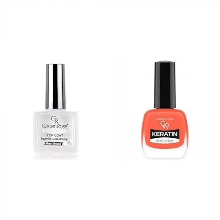Gel Look Top Coat & Oje Seti