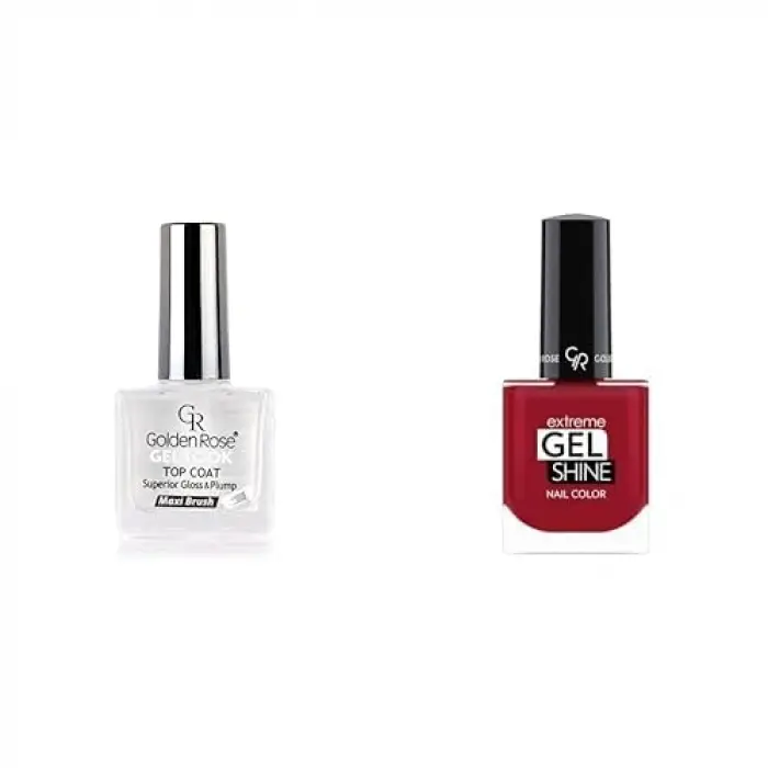 Gel Look Top Coat & Oje Seti