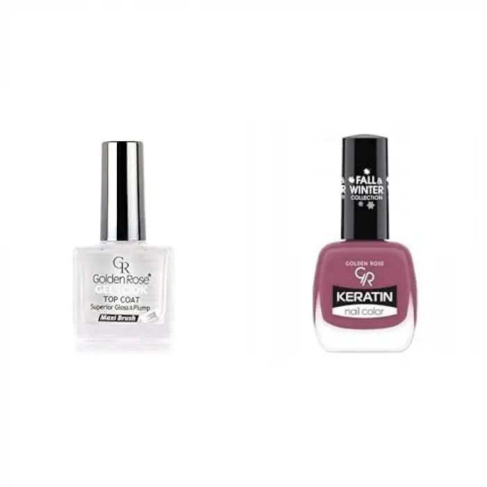 Gel Look Top Coat & Oje Seti