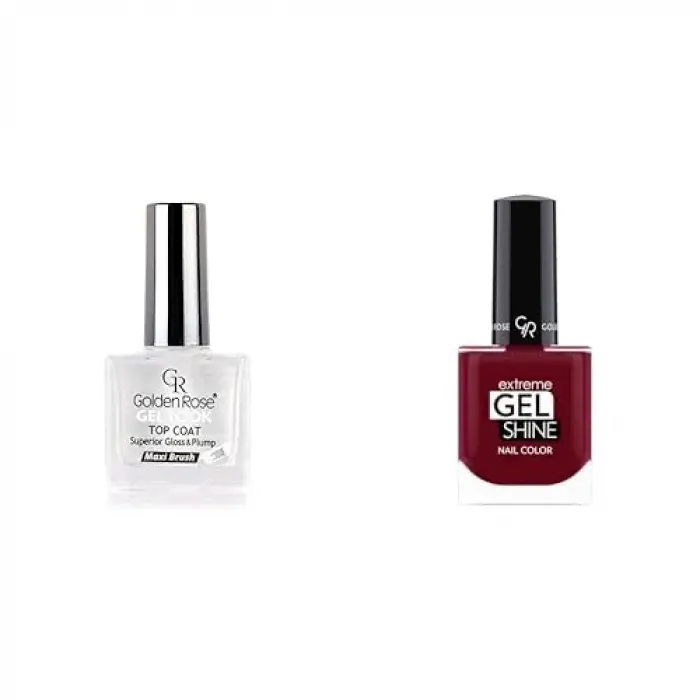 Gel Look Top Coat & Oje Seti