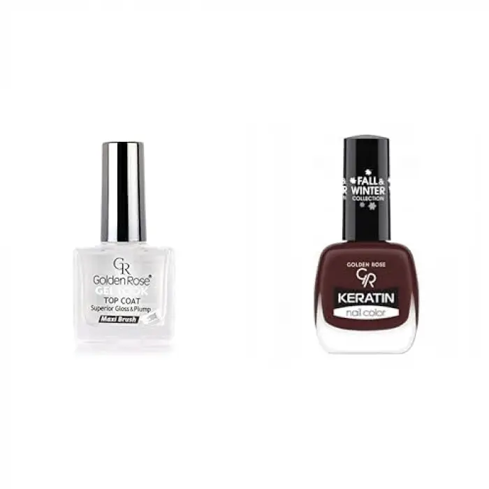 Gel Look Top Coat & Oje Seti