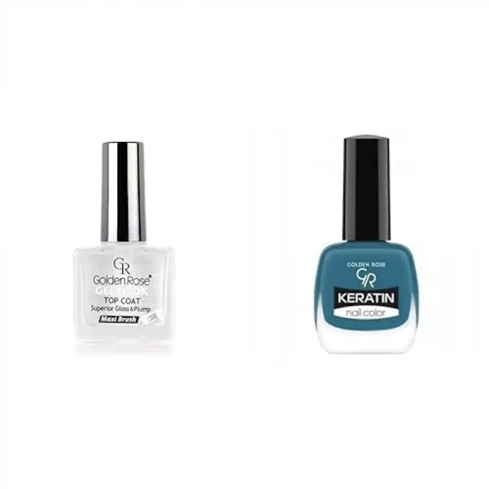 Gel Look Top Coat & Oje Seti