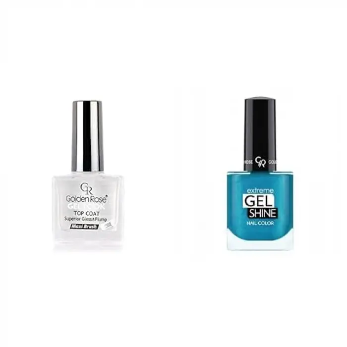 Gel Look Top Coat & Oje Seti