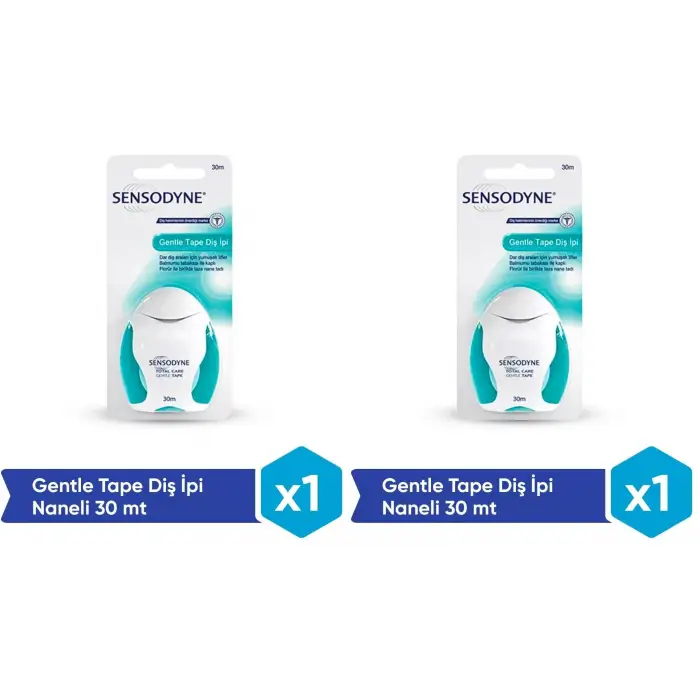 Gentle Floss Diş İpi 30m (2 paketi)
