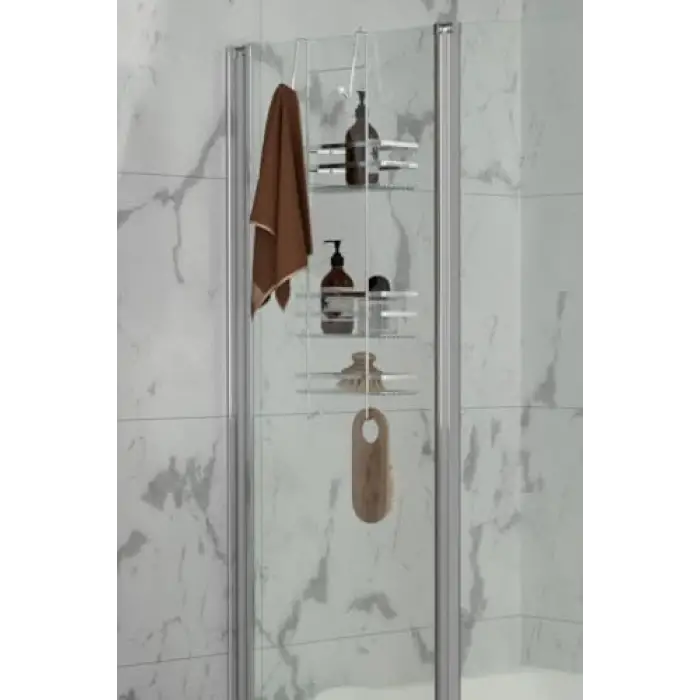 Geseus Üç Katlı Asmalı Banyo Duş Rafı Krom LM580