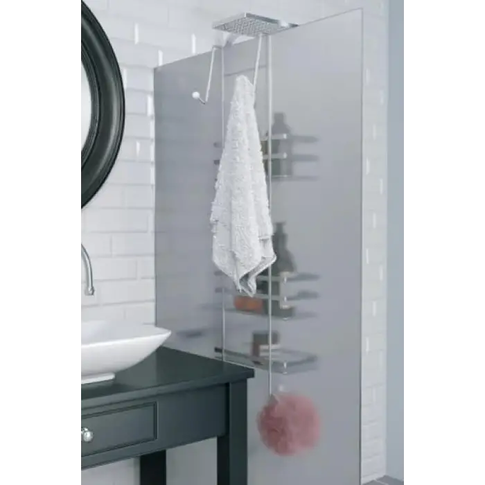 Geseus Üç Katlı Asmalı Banyo Duş Rafı Krom LM580