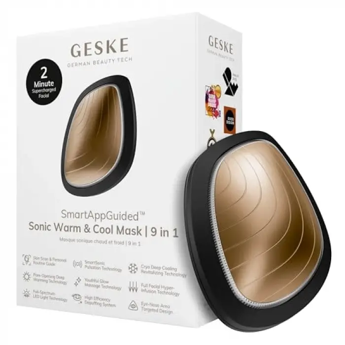 GESKE SmartAppGuided Sonic Warm & Cool Mask | 9 in 1