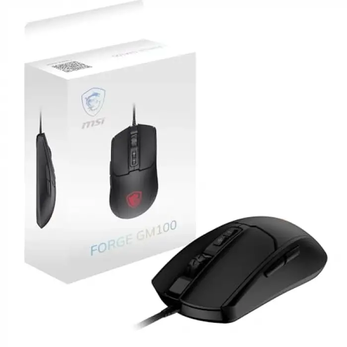 GG FORGE GM100 GAMING MOUSE MAX 6400 DPI 108GR 1,5m KABLO OPTIK SENSOR MICRO SWITCH RGB LED OYUNCU FARESI