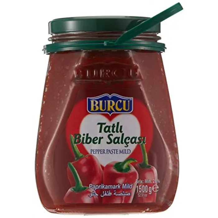 Gıda 1500 g Ev Tıpı Tatlı Bıber Salcası