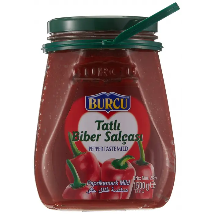 Gıda 1500 g Ev Tıpı Tatlı Bıber Salcası