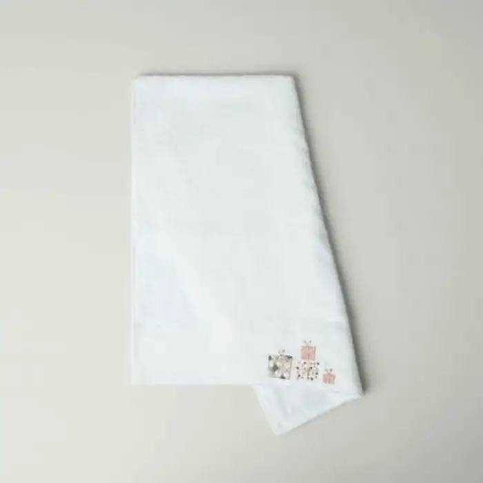 Gift Bambu 50x85 Cm Yüz Havlusu Beyaz