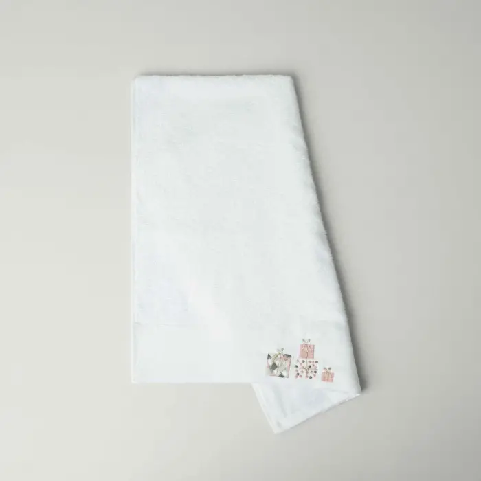 Gift Bambu 50x85 Cm Yüz Havlusu Beyaz