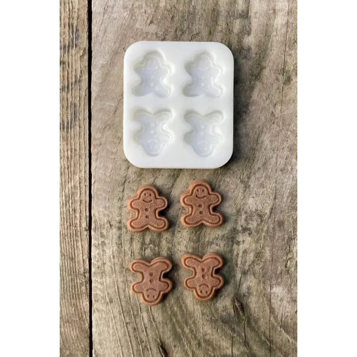 Ginger Bisküvi Mum Kalıbı (Silikon)