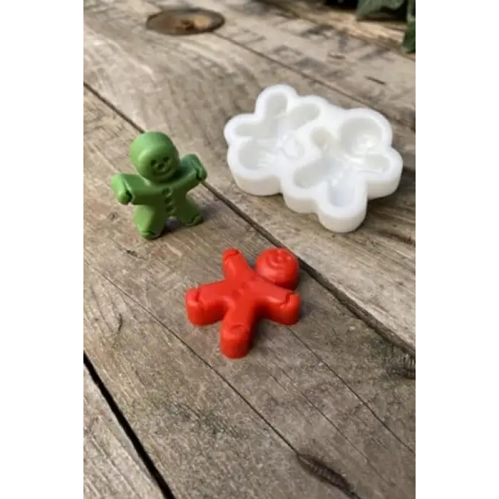 Ginger Mini İkili Mum Kalıbı Silikon