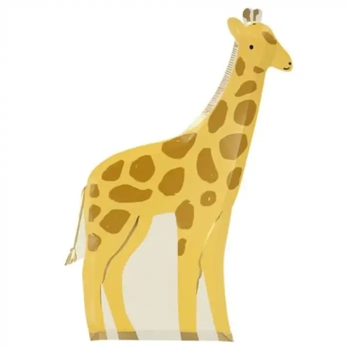 Giraffe Plates - Zürafa Tabaklar - 8li
